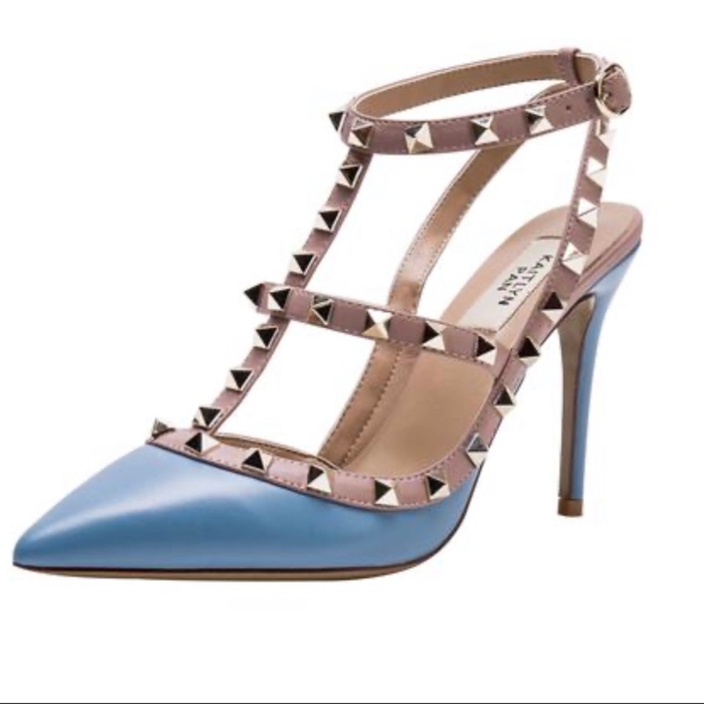 Kaitlyn Pan High Heel , size 11, Smurf Blue